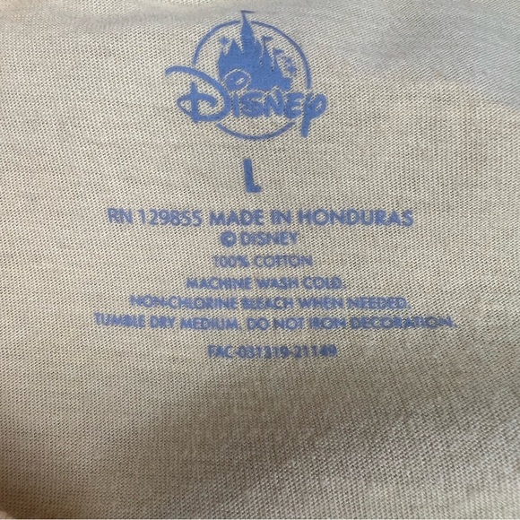 Disney 70's Inspired Graphic Walt Disney World Tee Yellow Size Large - Picture 2 of 3
